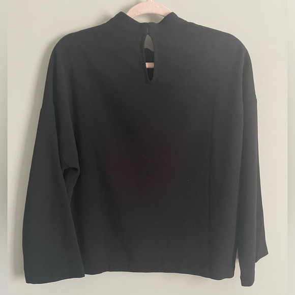 Madewell Mock Neck Blouse - Picture 9 of 11